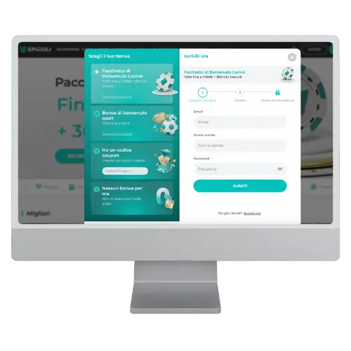 Registrati e Accedi a Spinoli